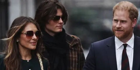 Prince Harry Supports Elizabeth Hurley in Tabloid Privacy Case