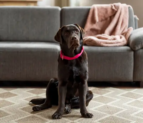 This Chocolate Labrador Has a Hilarious Way of Sitting Like a Human!