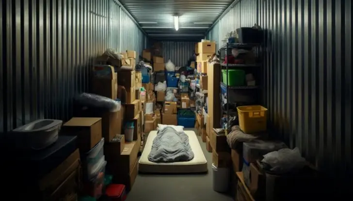 Is it legal to live in a storage unit?