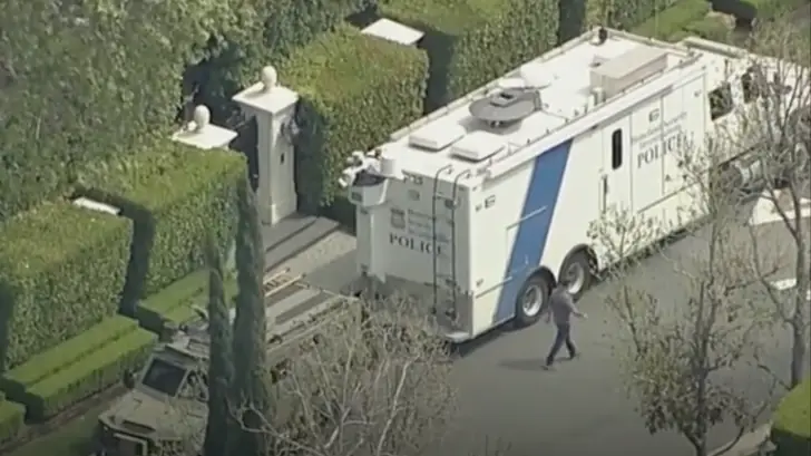Is P Diddy going to jail - P Diddy home in Los Angeles is raided by federal law enforcement.